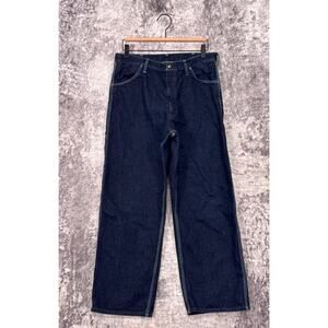 Beams Plus Jeans Small Mens High Rise Cropped Straight Leg Japanese Denim